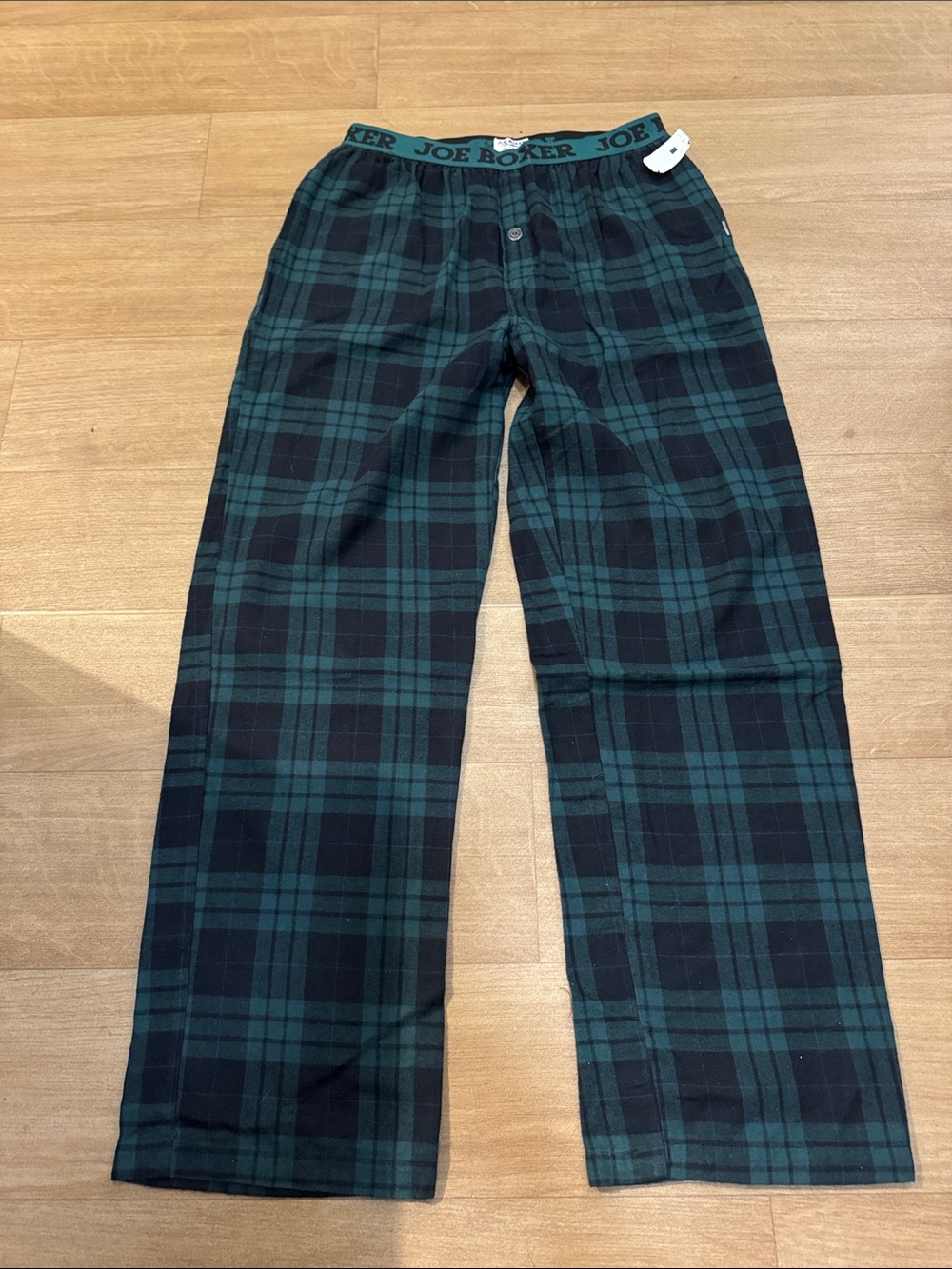 Joe Boxer Black and Green Plaid men’s Lounge Pants